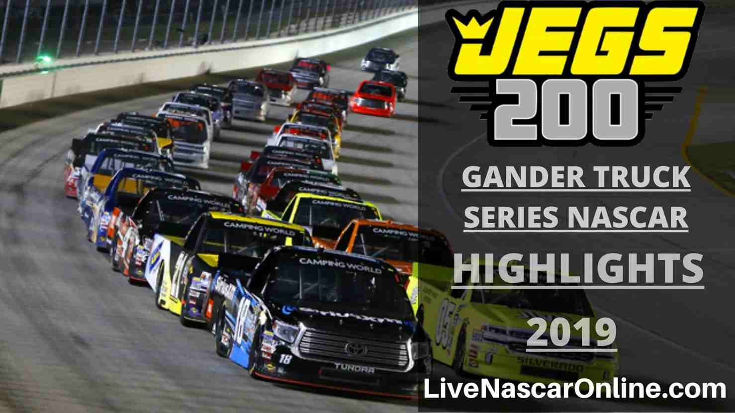 NASCAR Truck Series JEGS 200 Highlights 2019