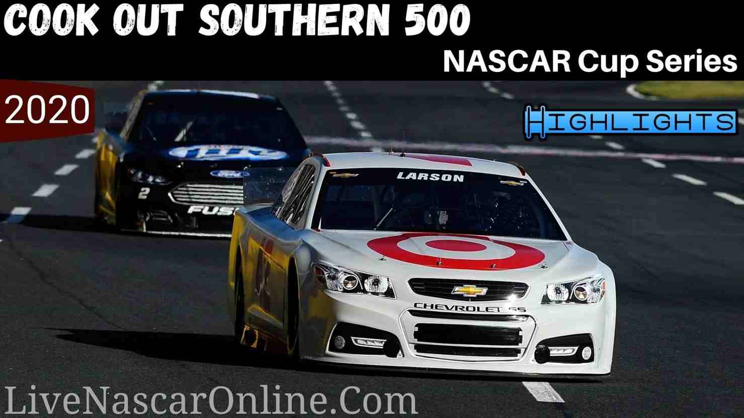 Cook Out SOUTHERN 500 Nascar Cup Series Highlights 2020