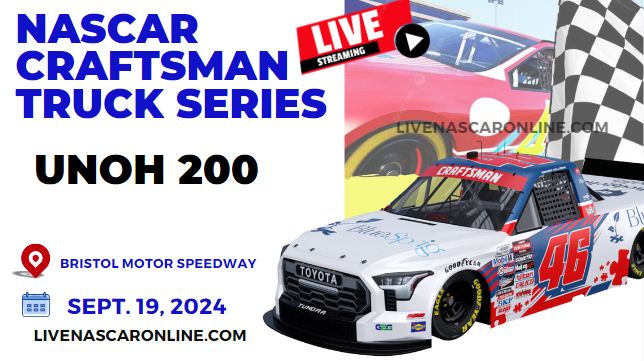 PLAYOFFS | RD Of 10: UNOH 200 Live Stream 2024 | NASCAR Truck